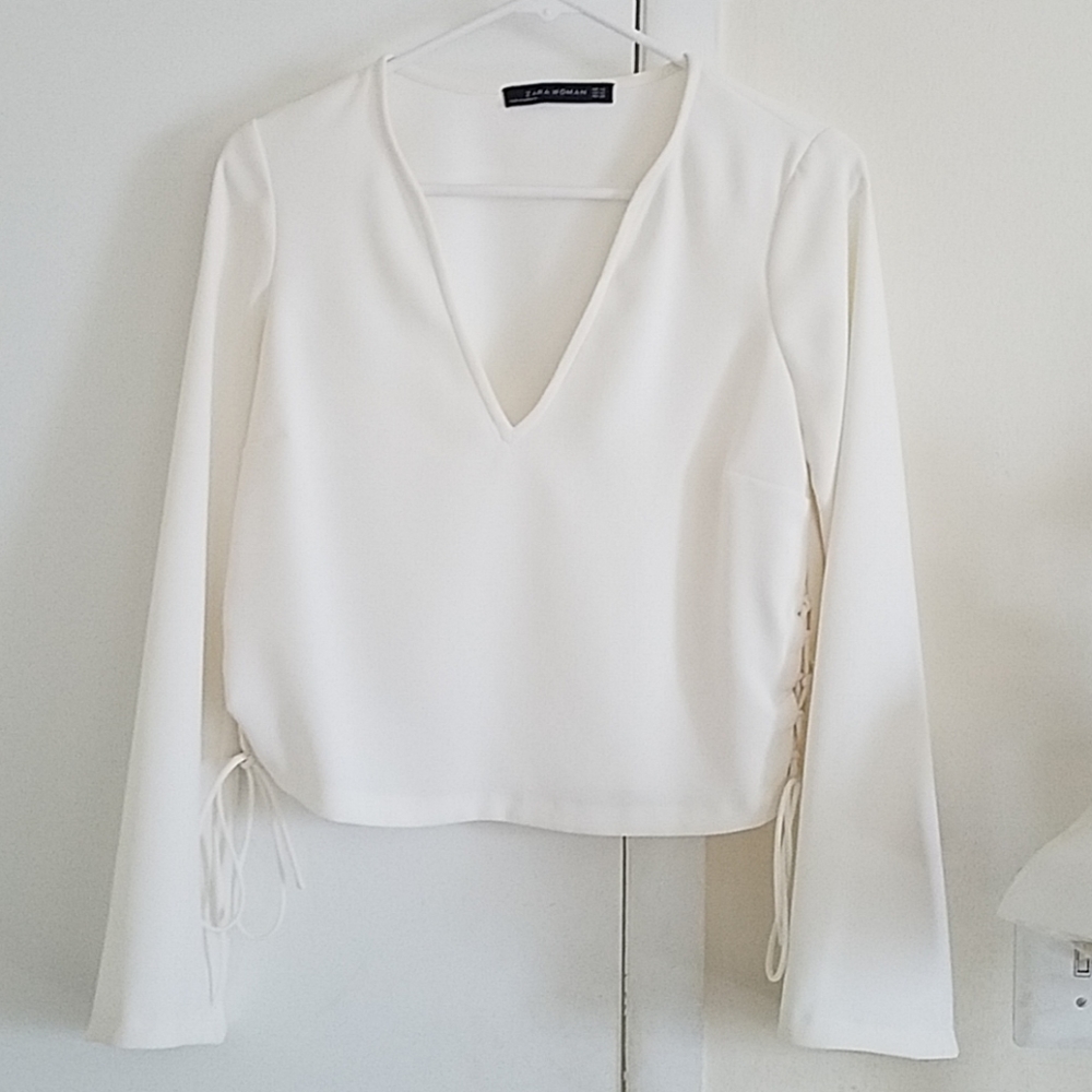 Zara women crop top